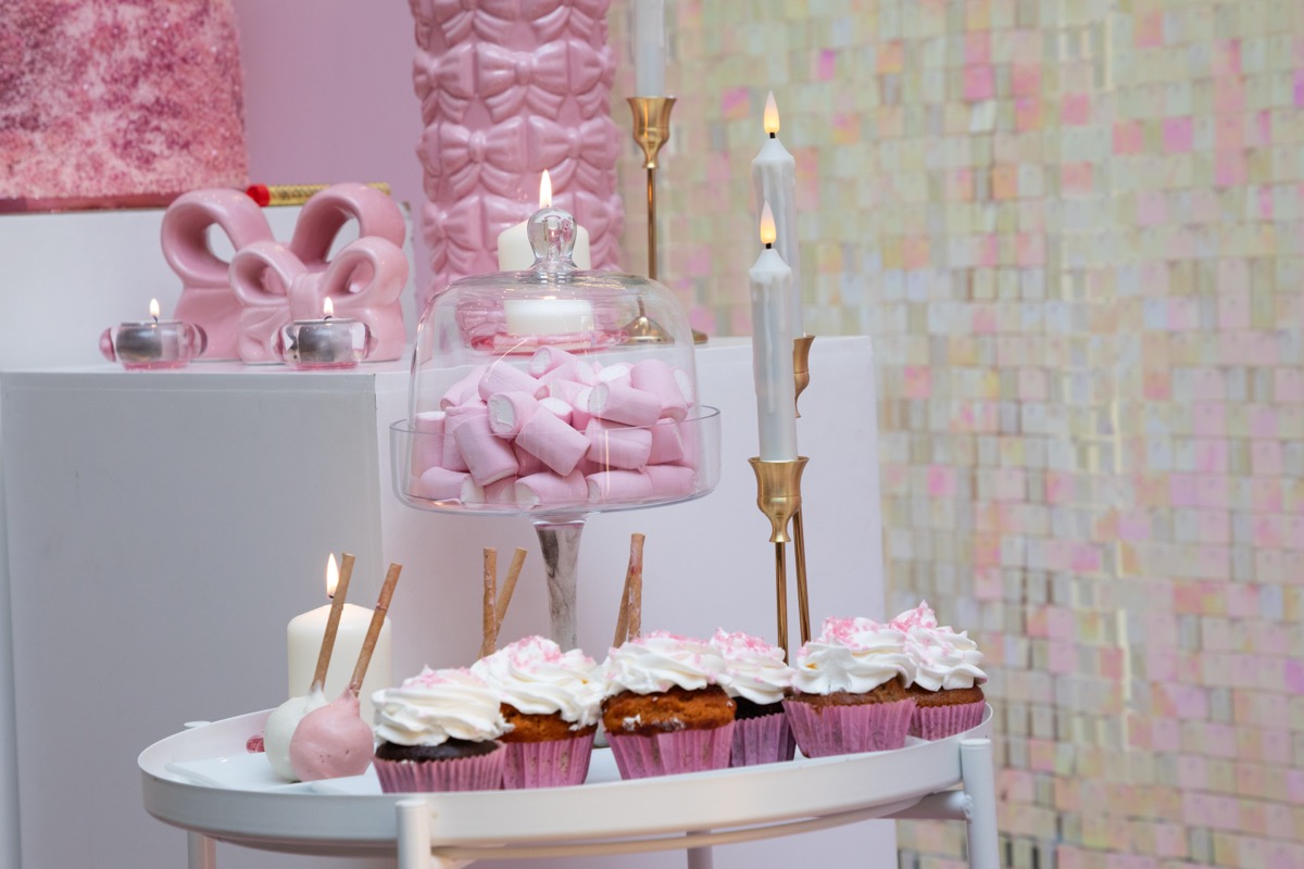 Fachada da Quinta do Luson iluminada